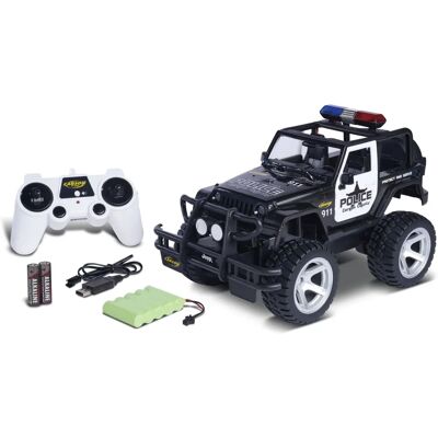 Carson Modellsport Jeep Wrangler Policía 1:12 Vehículo RC Todoterreno - Listo para usar Carson Modellsport Jeep Wrangler Policía 1:12 Vehículo RC Todoterreno - Listo para usar
