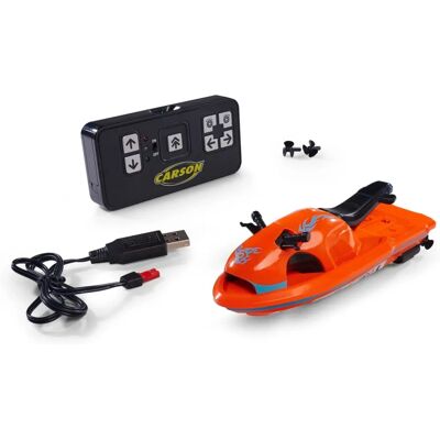 Carson Modellsport Nano Racer Jetski - Étanche, 2.4G - 30 min de fonctionnement - Publicité Carson Modellsport Nano Racer Jetski - Étanche, 2.4G - 30 min de fonctionnement - Publicité