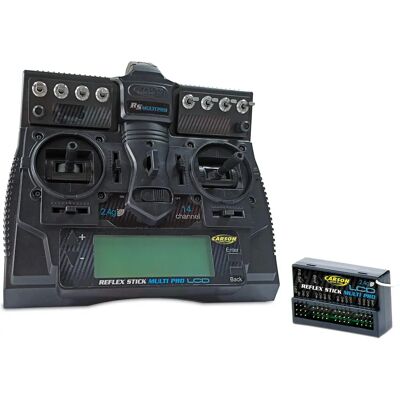 Carson Reflex Stick Multi Pro LCD Transmitter - 14 Channels, 15 Models Carson Reflex Stick Multi Pro LCD Transmitter - 14 Channels, 15 Models