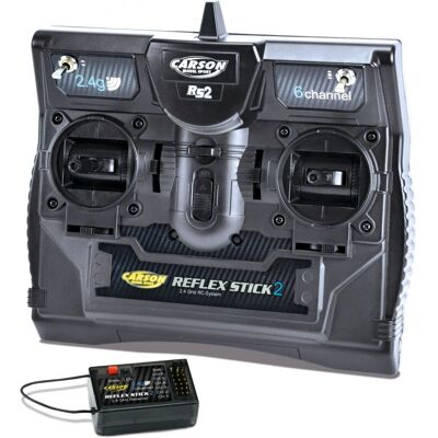 Carson REFLEX II 2,4 GHz 6-kanaals RC-controller - Radio-accessoire Carson REFLEX II 2,4 GHz 6-kanaals RC-controller - Radio-accessoire