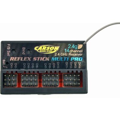 Carson Reflex Stick MultiPro 14-Channel RC Receiver - Light, Speaker Control Carson Reflex Stick MultiPro 14-Channel RC Receiver - Light, Speaker Control
