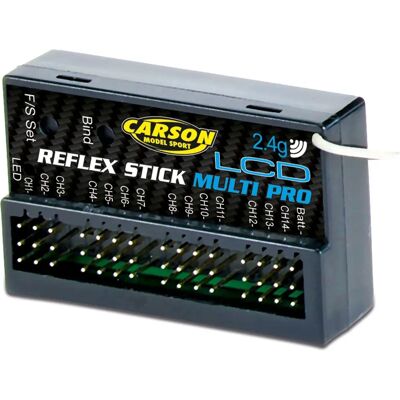 Carson Reflex Stick Multi Pro LCD 14-Channel Receiver - Radio-Controlled Carson Reflex Stick Multi Pro LCD 14-Channel Receiver - Radio-Controlled