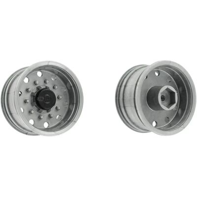 Carson Modellsport 1:14 Ruedas de remolque plateadas - Truck Trailer Wheels Carson Modellsport 1:14 Ruedas de remolque plateadas - Truck Trailer Wheels