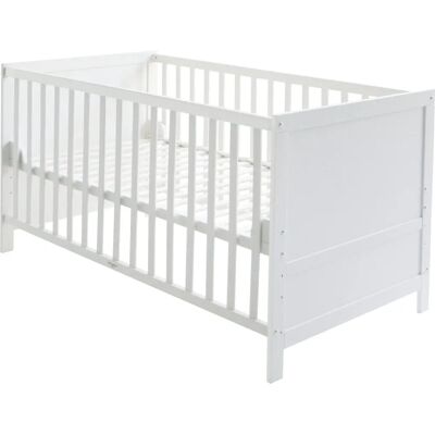Roba Babybett Modell Lena - Höhenverstellbar - Herausnehmbare Gitter - Bis 7 Jahre Roba Babybett Modell Lena - Höhenverstellbar - Herausnehmbare Gitter - Bis 7 Jahre