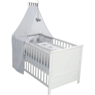 ROBA Babybett - Jumbo Twins Grau 70x140 cm ROBA Babybett - Jumbo Twins Grau 70x140 cm