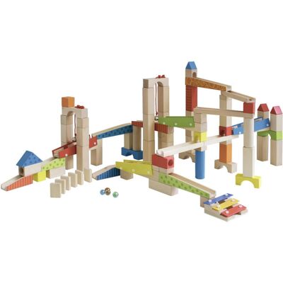 Roba Speelgoed Glazen Bolenbaan & Ballen Set - Educatief Houten Bouwspeelgoed Roba Speelgoed Glazen Bolenbaan & Ballen Set - Educatief Houten Bouwspeelgoed