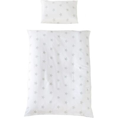 Roba Little Stars Baby-Bettwäsche - Baumwolle - Bettbezug 100x135 cm + Kissen 40x60 cm Roba Little Stars Baby-Bettwäsche - Baumwolle - Bettbezug 100x135 cm + Kissen 40x60 cm