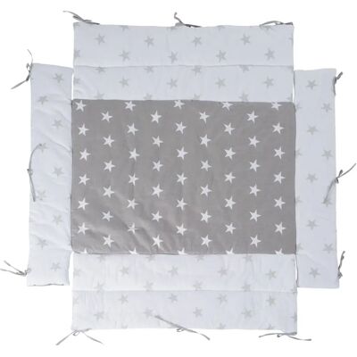 Roba Recinto - Little Stars - Bianco/Grigio - 75x100cm - Recinto Roba Recinto - Little Stars - Bianco/Grigio - 75x100cm - Recinto
