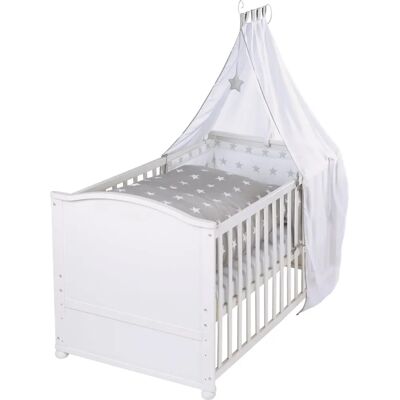 Lettino per bambini ROBA Little Stars - Convertibile, 70x140cm, MDF Legno Lettino per bambini ROBA Little Stars - Convertibile, 70x140cm, MDF Legno