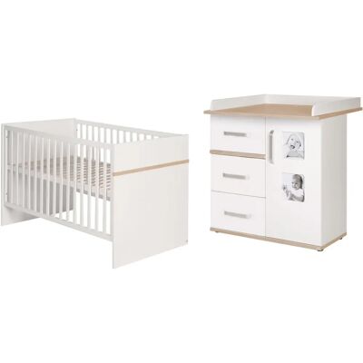 ROBA Pia Baby Möbel-Set - Weiß, 2-teilig, ohne Matratze ROBA Pia Baby Möbel-Set - Weiß, 2-teilig, ohne Matratze