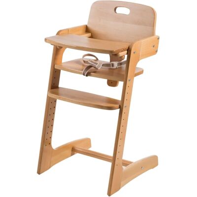 Roba Hochstuhl - Verstellbarer Holz-Kinderstuhl Roba Hochstuhl - Verstellbarer Holz-Kinderstuhl