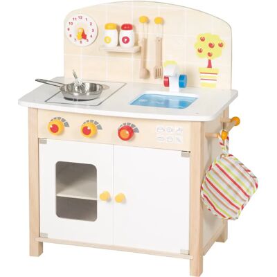 Roba Kinderspielküche - Weiß/Grau - Kochset mit Zubehör Roba Kinderspielküche - Weiß/Grau - Kochset mit Zubehör