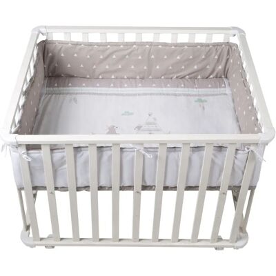 ROBA Indibär Laufgitter - Babysicher 3-fach höhenverstellbar ROBA Indibär Laufgitter - Babysicher 3-fach höhenverstellbar