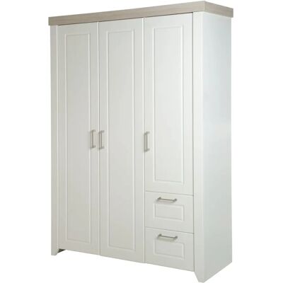 ROBA Armoire enfant Felicia 3 portes Blanc Luna Elm ROBA Armoire enfant Felicia 3 portes Blanc Luna Elm
