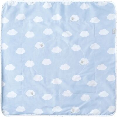 Couverture bébé Roba - Kleine Wolke - Bleu - 80x80cm Couverture bébé Roba - Kleine Wolke - Bleu - 80x80cm