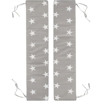 Roba Set di Cuscini per Sedie Esterno - Grigio - 89x18cm - Accessori da Giardino Roba Set di Cuscini per Sedie Esterno - Grigio - 89x18cm - Accessori da Giardino