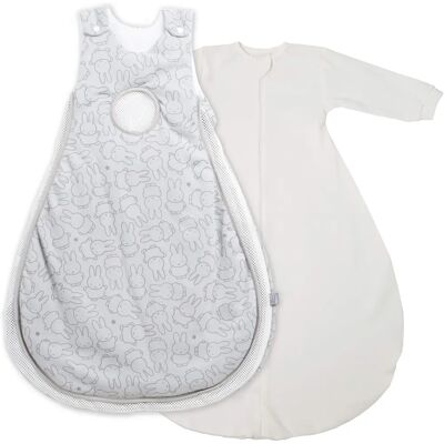 Conjunto de saco de dormir para bebé Roba Air PLUS - Miffy gris - Transpirable y control de temperatura Conjunto de saco de dormir para bebé Roba Air PLUS - Miffy gris - Transpirable y control de temperatura