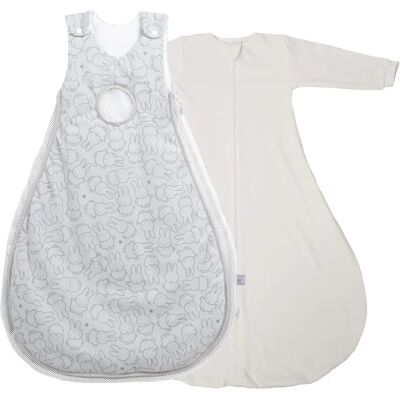 Roba Babyschlafsack Miffy Creme/Grau 86/92cm Roba Babyschlafsack Miffy Creme/Grau 86/92cm