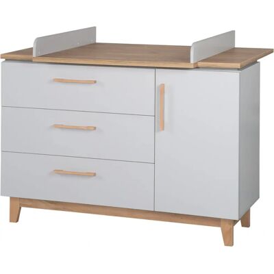 ROBA Table à Langer - Caro, gris clair, 135x104x76cm - Table à Langer ROBA Table à Langer - Caro, gris clair, 135x104x76cm - Table à Langer
