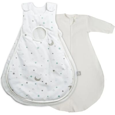 ROBA Baby Schlafsack - Atmungsaktiv, Ganzjährig, 2-teilig ROBA Baby Schlafsack - Atmungsaktiv, Ganzjährig, 2-teilig