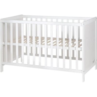 Lit bébé ROBA 60x120 cm Universel Réglable en hauteur - Publicité Lit bébé ROBA 60x120 cm Universel Réglable en hauteur - Publicité