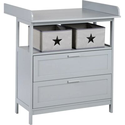 Roba Changing Table - Adjustable, Grey - Changing Table Roba Changing Table - Adjustable, Grey - Changing Table