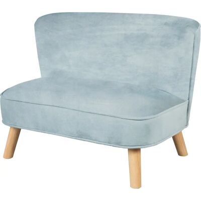 Canapé pour Enfants Roba Lil Sofa - Velours, Bleu Ciel - Canapé Enfant Canapé pour Enfants Roba Lil Sofa - Velours, Bleu Ciel - Canapé Enfant