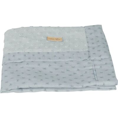 Couverture bébé Roba - Lil Planet Bleu 80x80cm - Produit bébé Couverture bébé Roba - Lil Planet Bleu 80x80cm - Produit bébé