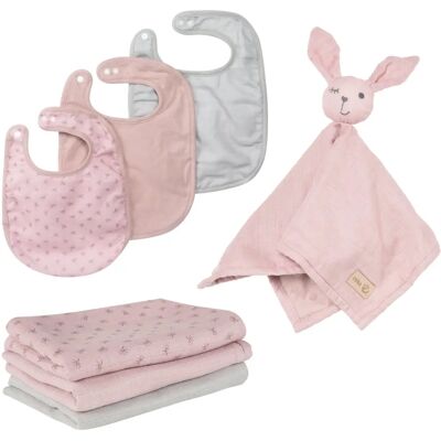 Roba Lil Planet Baby Geschenkset - Rosa/Mauve Baby Essentials Roba Lil Planet Baby Geschenkset - Rosa/Mauve Baby Essentials