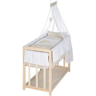 ROBA Babybett - 4 in 1, Liebhabär, natur - Kinderbett ROBA Babybett - 4 in 1, Liebhabär, natur - Kinderbett
