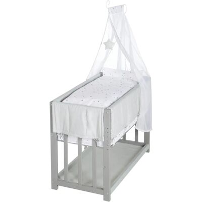 ROBA Babybett - 3-in-1, Taupe, 45x90cm - Babybett ROBA Babybett - 3-in-1, Taupe, 45x90cm - Babybett