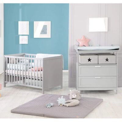 Ensemble de Mobilier Bébé ROBA Hamburg - Berceau, Table à langer, Rangement - Publicité Ensemble de Mobilier Bébé ROBA Hamburg - Berceau, Table à langer, Rangement - Publicité