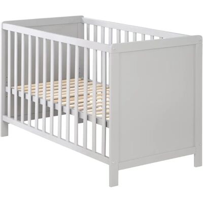 Culla per bambini Roba - 60x120 cm Taupe, Regolabile in altezza, Con materasso Culla per bambini Roba - 60x120 cm Taupe, Regolabile in altezza, Con materasso