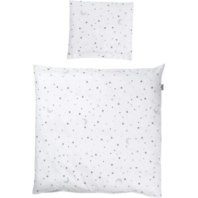 Zestaw pościeli dla niemowląt Roba Sternenzauber szary 80x80 + 40x35 cm Zestaw pościeli dla niemowląt Roba Sternenzauber szary 80x80 + 40x35 cm