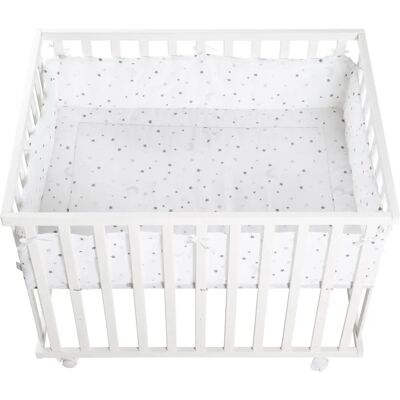 Roba Baby Bett - Tragbar, Verstellbar, Sicheres Schlafen & Spielen Roba Baby Bett - Tragbar, Verstellbar, Sicheres Schlafen & Spielen