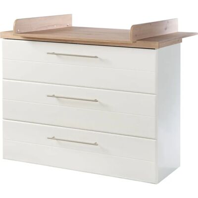 ROBA Nele Wickelkommode - Modernes Design, Abnehmbarer Wickelansatz, 3 Schubladen ROBA Nele Wickelkommode - Modernes Design, Abnehmbarer Wickelansatz, 3 Schubladen