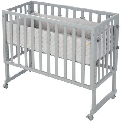 Roba Babybett - 3-in-1 Gitterbett, Grau Roba Babybett - 3-in-1 Gitterbett, Grau
