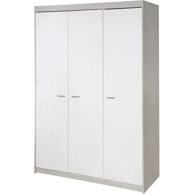 Armoire pour enfants Roba Julia - 3 portes, gris/blanc - Publicité Armoire pour enfants Roba Julia - 3 portes, gris/blanc - Publicité