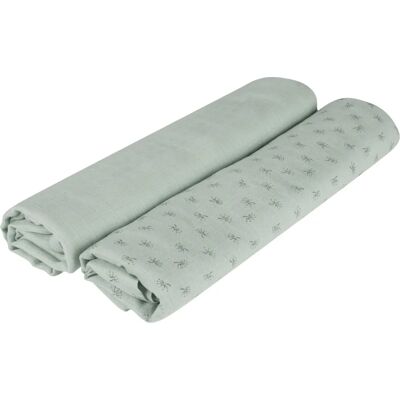 Roba Bio-Baumwolle Lätzchen & Stilltücher - 2er Set Roba Bio-Baumwolle Lätzchen & Stilltücher - 2er Set
