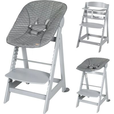 Roba Born Up Taupe 2-in-1 Hochstuhl - Baby & Kinderstuhl Roba Born Up Taupe 2-in-1 Hochstuhl - Baby & Kinderstuhl