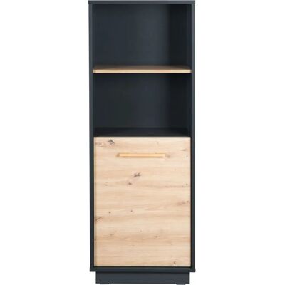 Étagère enfant Roba - 150cm, Anthracite & Chêne Artisanal Étagère enfant Roba - 150cm, Anthracite & Chêne Artisanal
