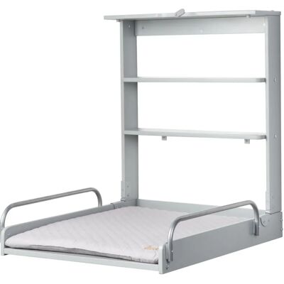 Roba Wandwickelregal Style grau Maße 66,5x78 cm - Für Babyzimmer & Kinderzimmer Roba Wandwickelregal Style grau Maße 66,5x78 cm - Für Babyzimmer & Kinderzimmer