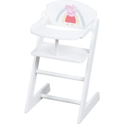 Roba Peppa Pig Doll High Chair - Wooden Kid's Toy Roba Peppa Pig Doll High Chair - Wooden Kid's Toy