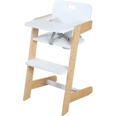 Roba Kinderstoel - Bamboe - Wit - 7541WEB - Kinderstoel Roba Kinderstoel - Bamboe - Wit - 7541WEB - Kinderstoel