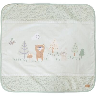 Roba Baby Decke - Woodland Animals - 80x80cm - Weich & Warm Roba Baby Decke - Woodland Animals - 80x80cm - Weich & Warm