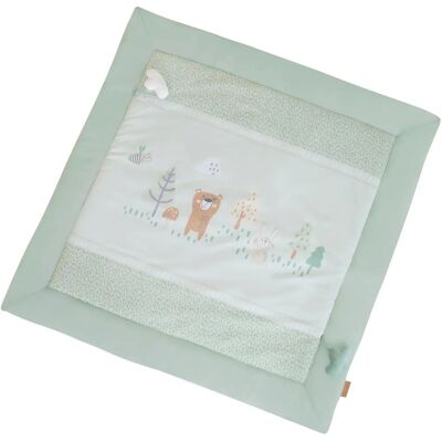 Roba Baby Lekmatta - Bomull, Polyester, Grön Roba Baby Lekmatta - Bomull, Polyester, Grön