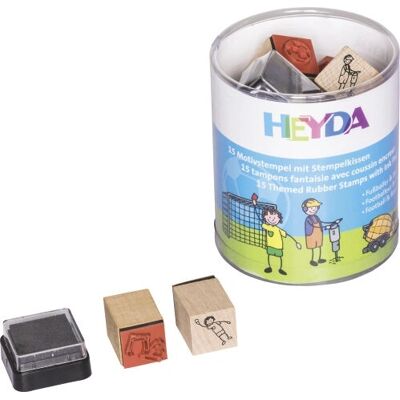 Heyda Kunst- & Bastelspielzeug - 204888489 - Holzstempelset für Kinder Heyda Kunst- & Bastelspielzeug - 204888489 - Holzstempelset für Kinder