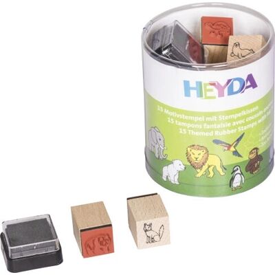 Heyda 204888491 Tierstempel-Set - Kunst & Bastelspielzeug Heyda 204888491 Tierstempel-Set - Kunst & Bastelspielzeug