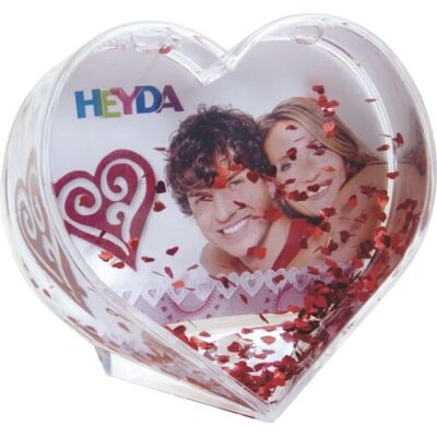 HEYDA 884 03 Herz Weihnachtsornament - Acryl, 10 Stück HEYDA 884 03 Herz Weihnachtsornament - Acryl, 10 Stück