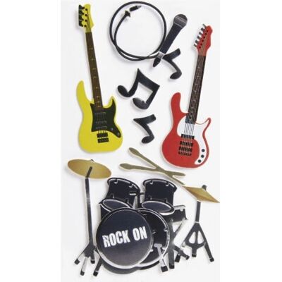 HEYDA - 203780681 - Rock Band - decorative sticker HEYDA - 203780681 - Rock Band - decorative sticker